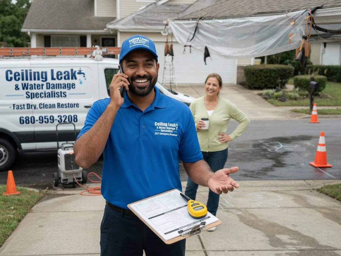 Ceiling Leak Cleanup Clarksburg, IN FAQs